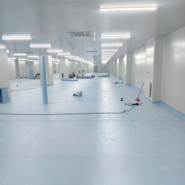 Floor renovation project at the food factory
